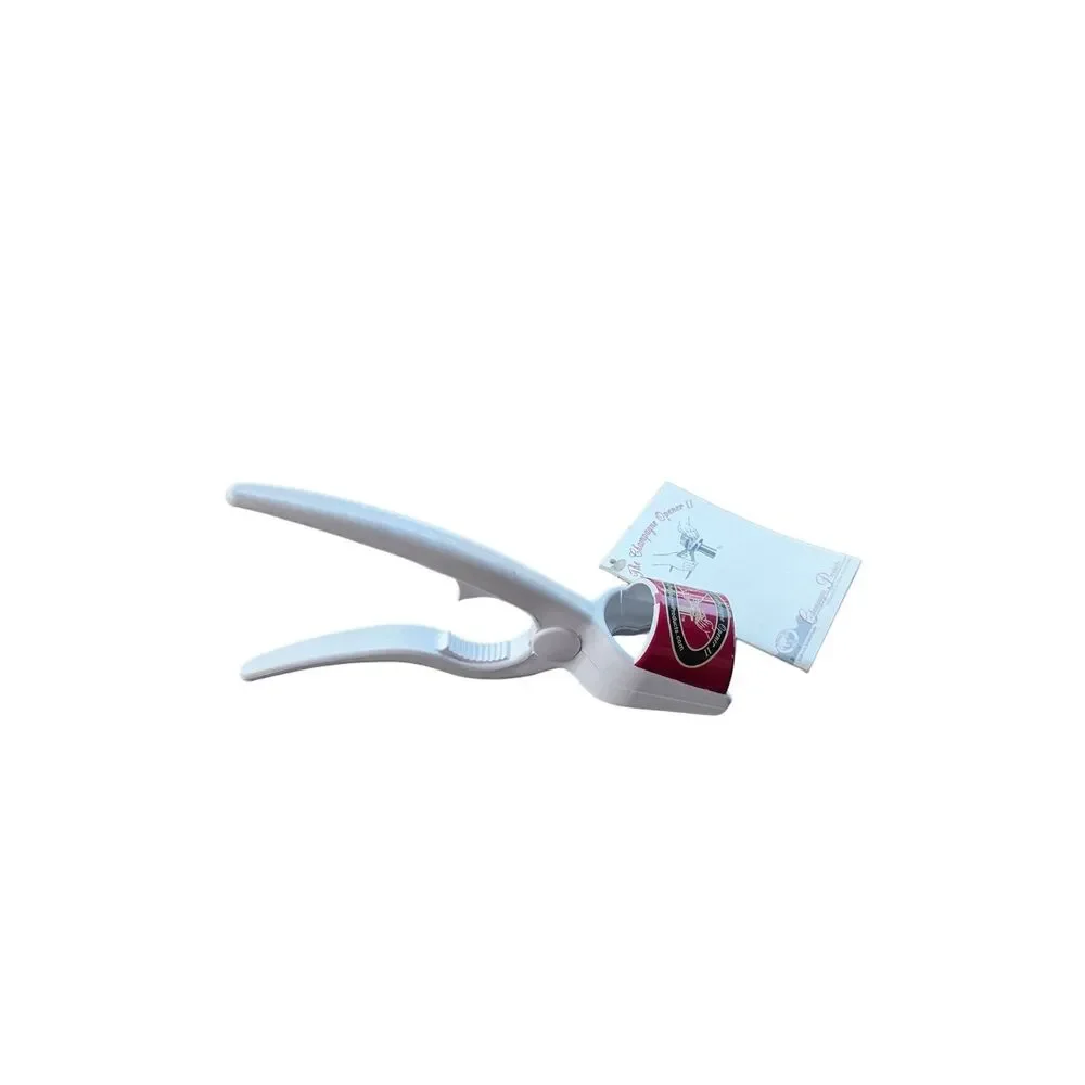 The Champagne Opener II NWT White Made USA Patented Cork Remover CP85210